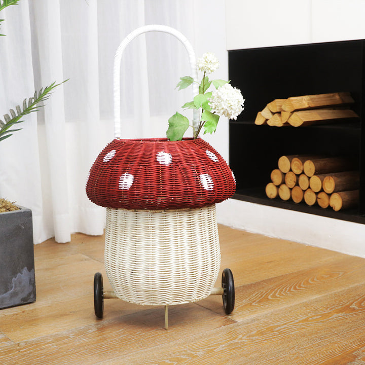 Decorative basket with wheels Kalsten