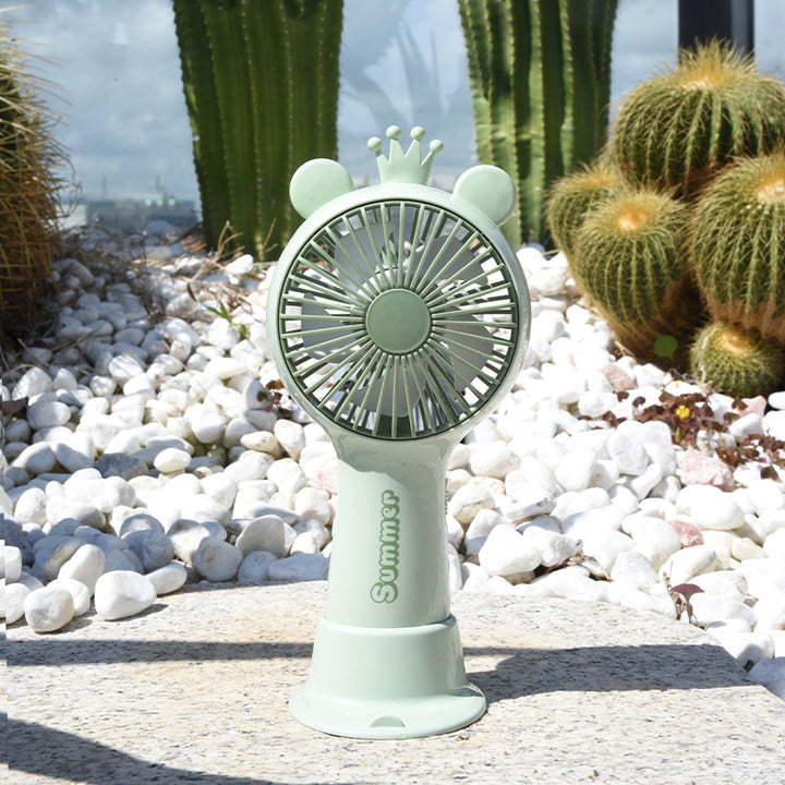 Portable Deer-Themed Handheld Cooling Fan Kalsten
