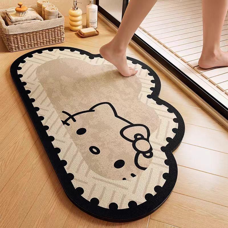Cute Animal-Themed Plush Bath Mat
