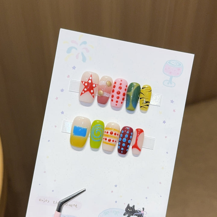 Artificial nails in creative design Kalsten
