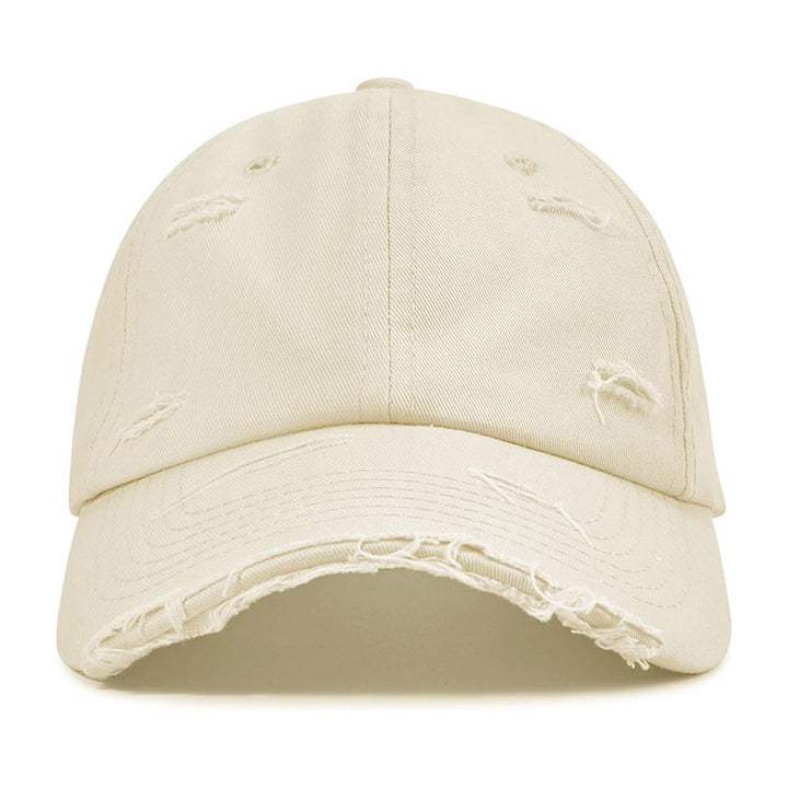 Women's fashionable baseball cap with destroyed look Kalsten