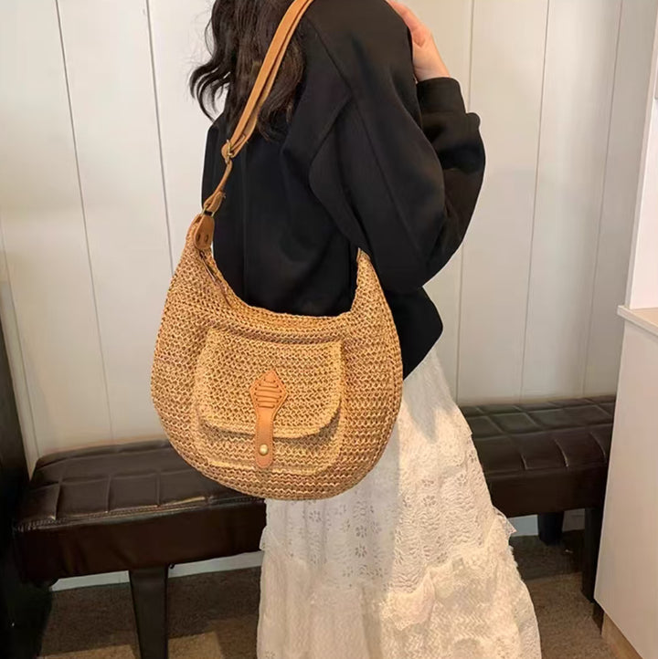 Handcrafted Shoulder Bag in Modern Boho Style Kalsten