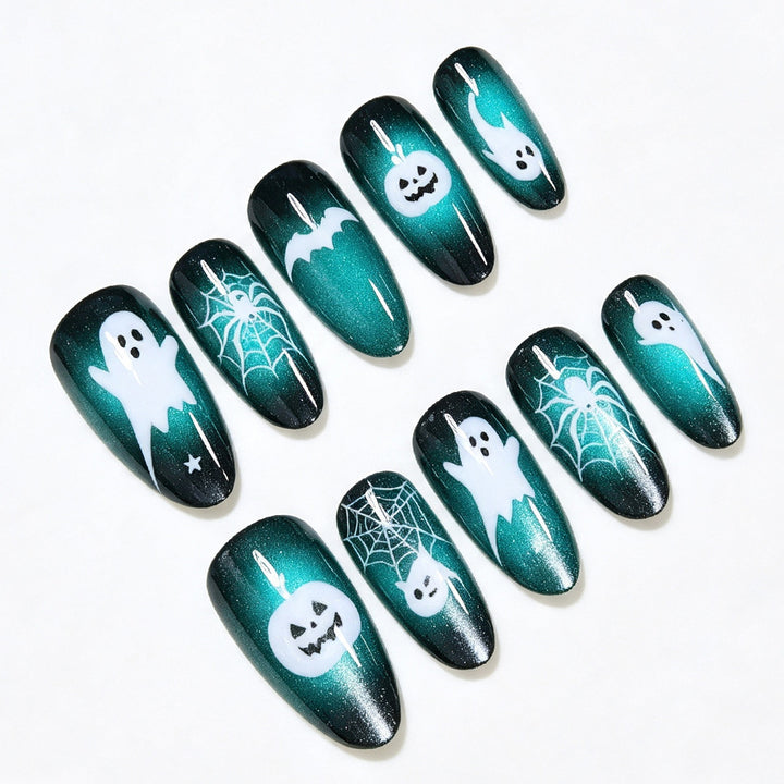 Halloween-Themed Press-On Nail Art Set Kalsten
