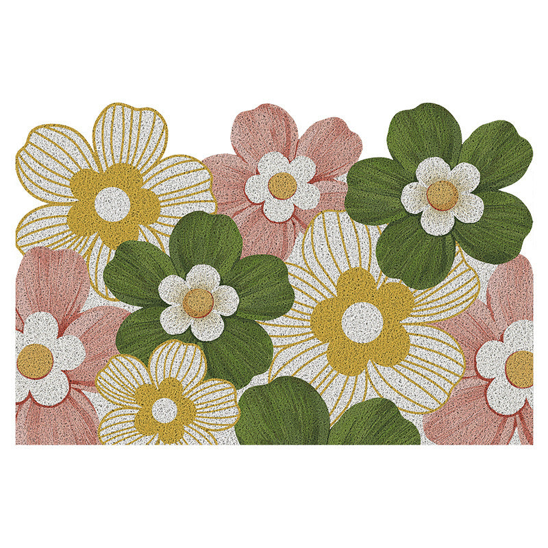 Floral Patterned Indoor Area Mat Kalsten