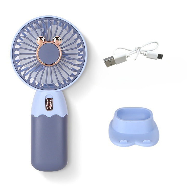 Women's Handheld Cooling Fan with USB Charging Function Kalsten