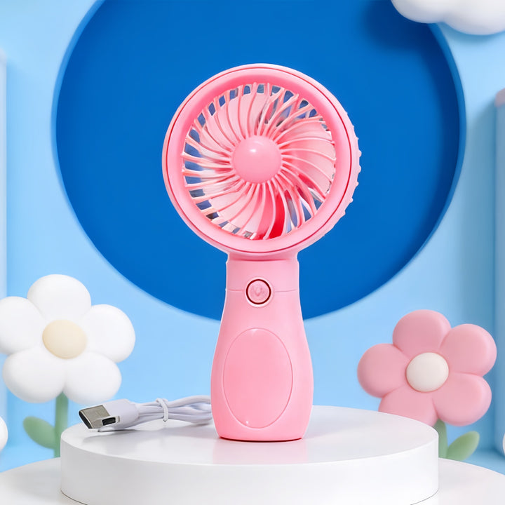 Women's Portable Mini Hand Fan with USB Charging Function Kalsten