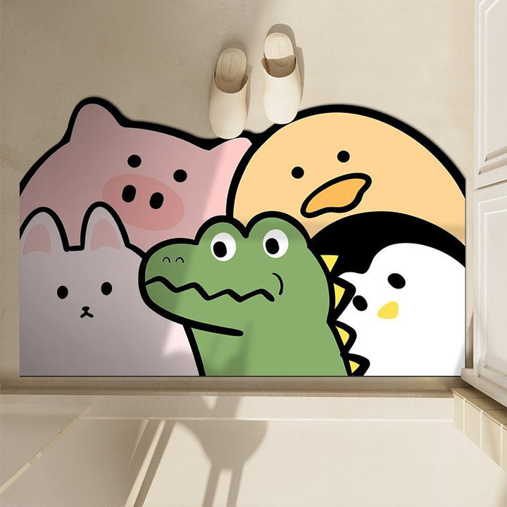 Cute Penguin-Themed Bath Mat Kalsten