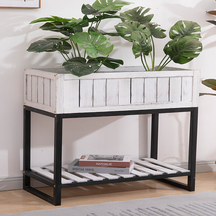Wooden Planter Stand Kalsten