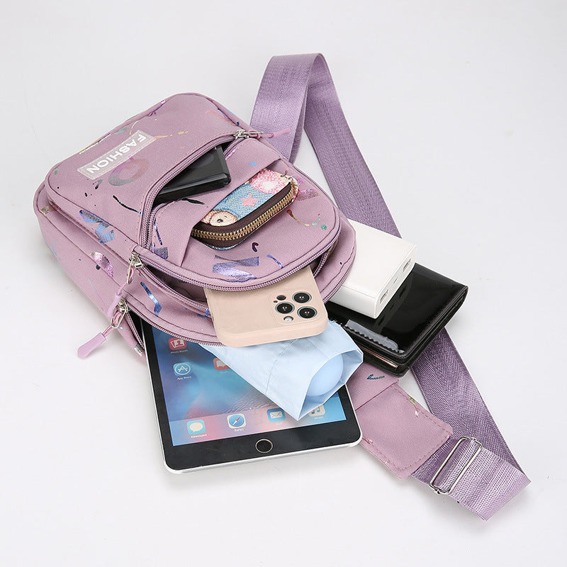 Colorful Artistic Sling Bag Kalsten