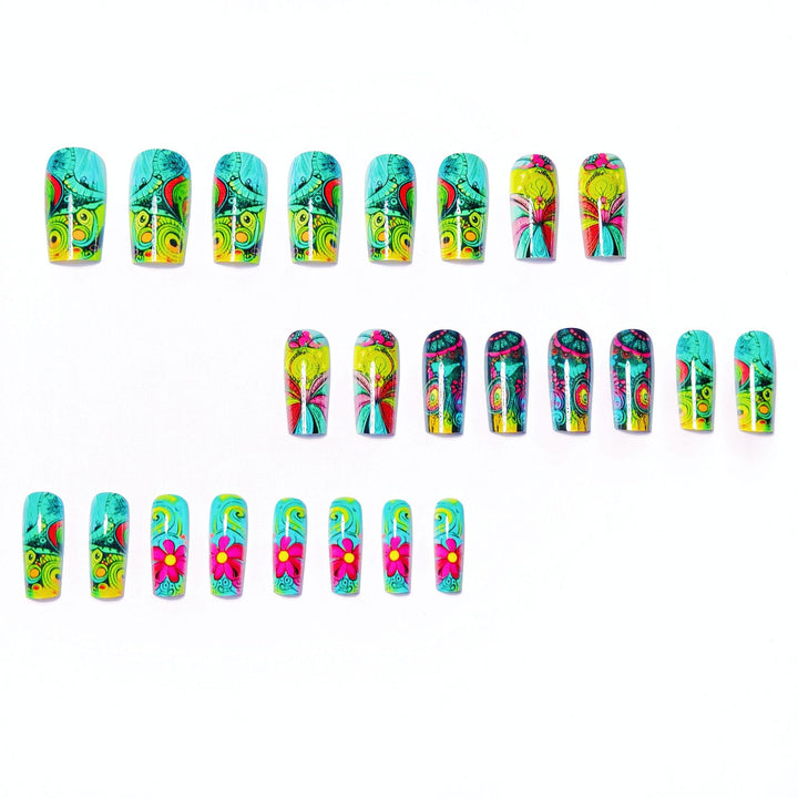 3D Artistic Floral Nail Art Kalsten