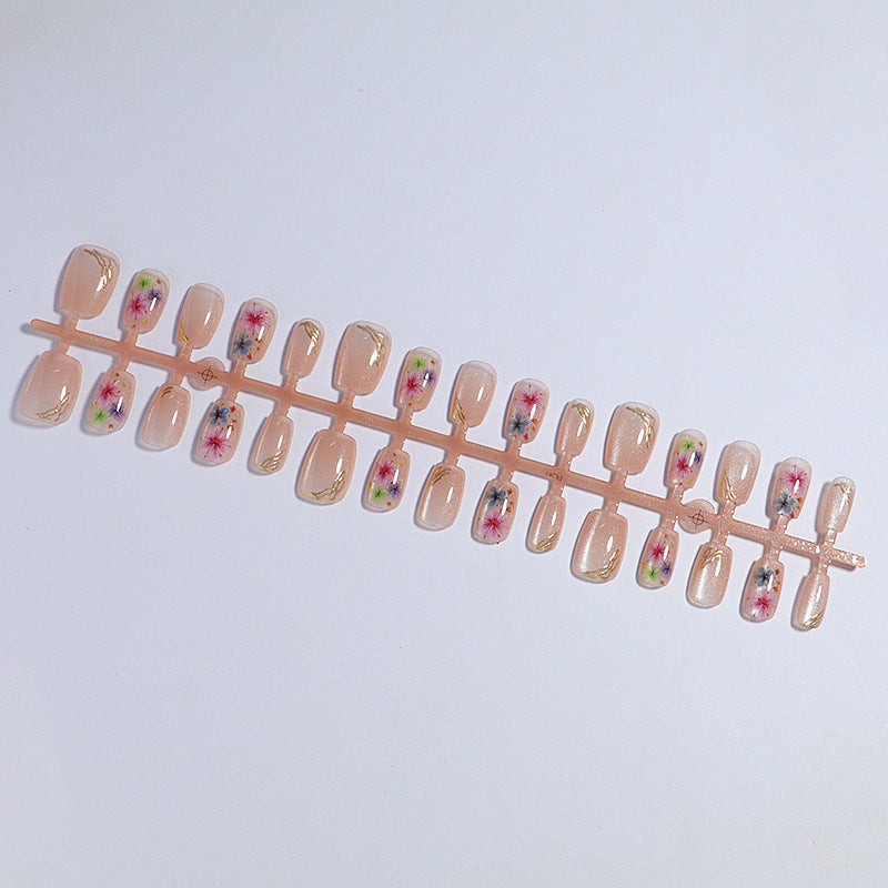 Floral Art Design Press-On Nails Kalsten 1787225366