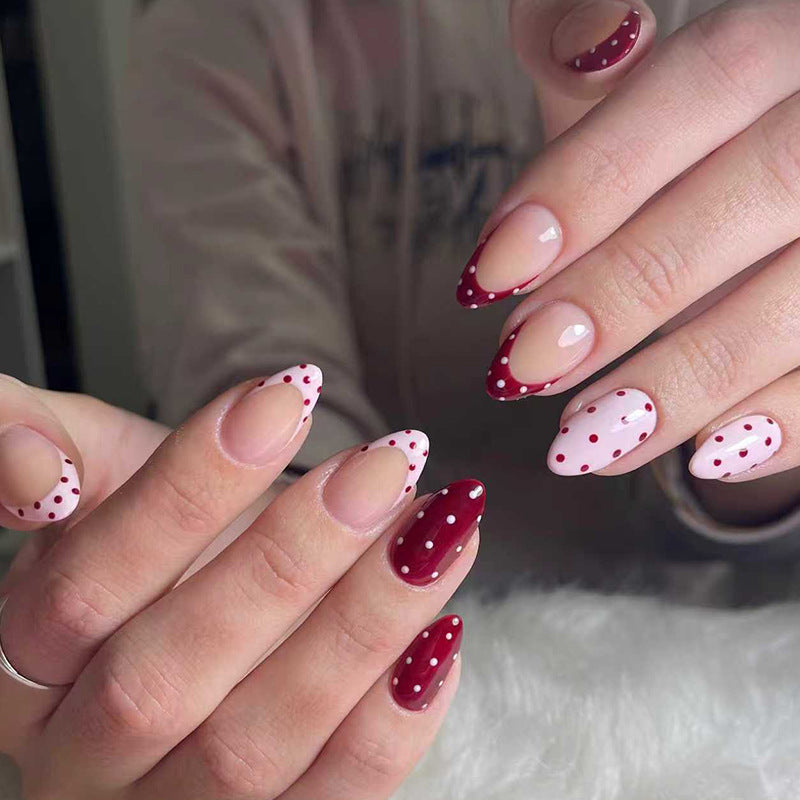 Playful Polka Dot Press-On Nail Set Kalsten