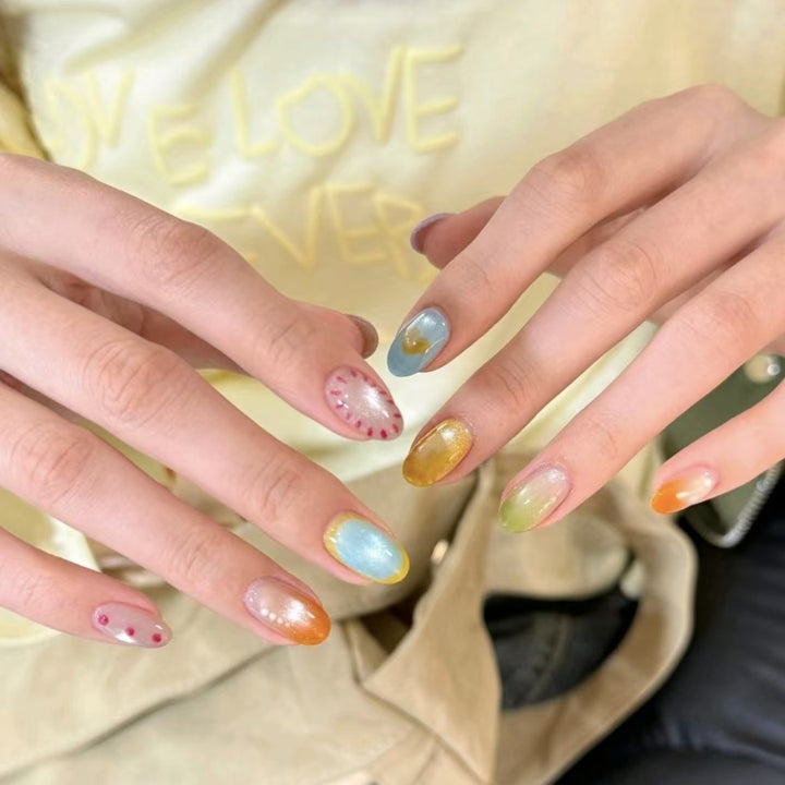 Stylish Press-On Nail Wraps Kalsten