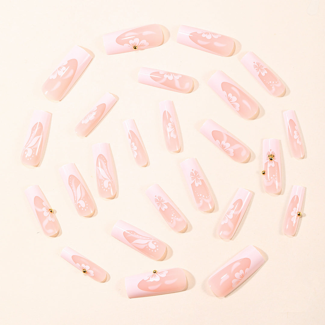 Elegant Floral 3D Nail Art Extensions Kalsten 1789713260