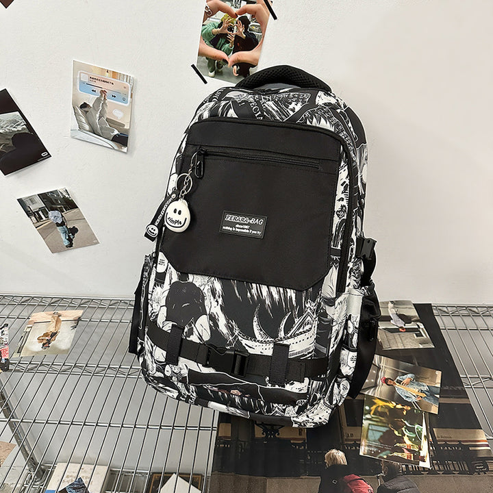 Artistic Graphic Print Backpack Kalsten