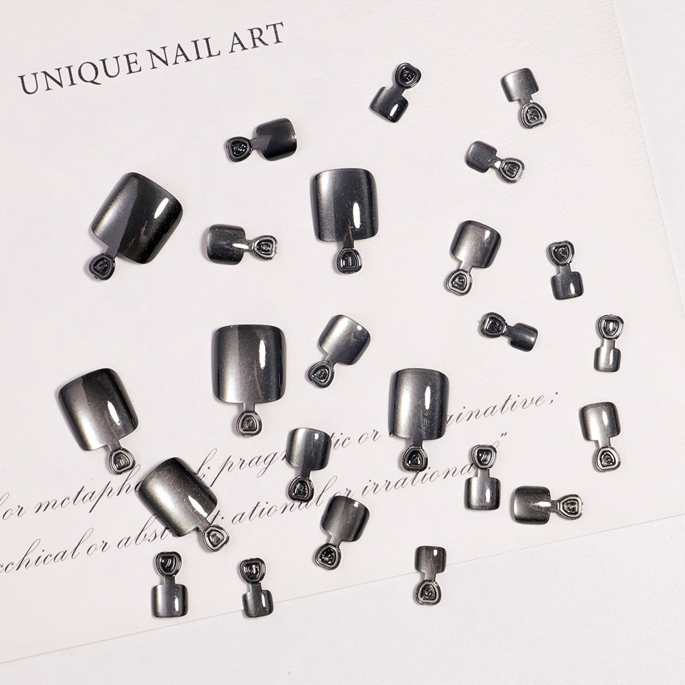 Premium Glossy Press-On Pedicure Nails Kalsten