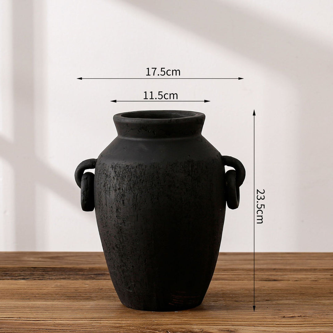 Antique ceramic vase with texture Kalsten