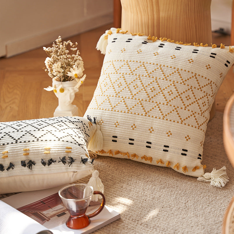 Decorative Woven Throw Pillow