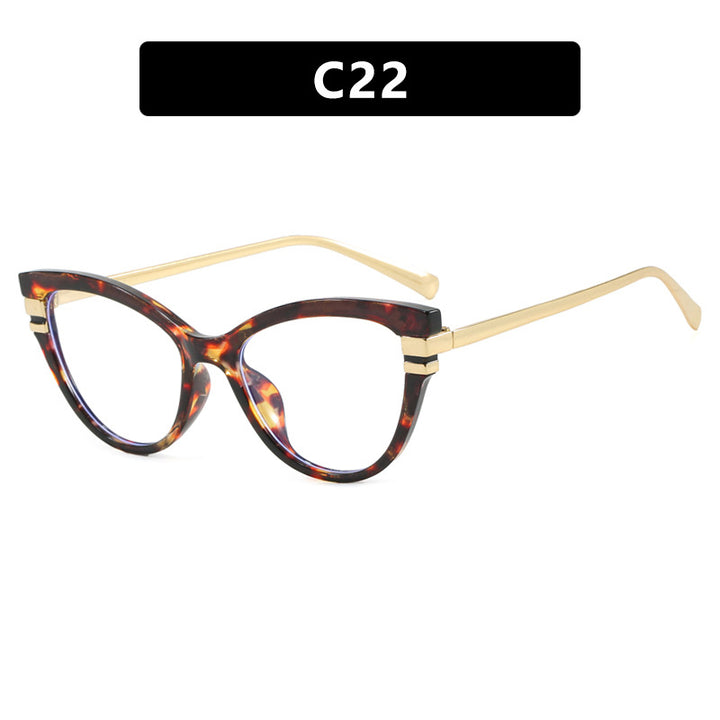 Ladies Cat-Eye Sunglasses with Elegant Metal Accents Kalsten