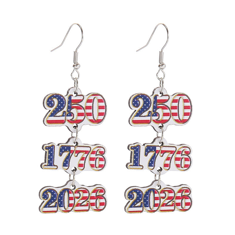 Women take statement earrings with cowboy hat heart and bow pendant Kalsten