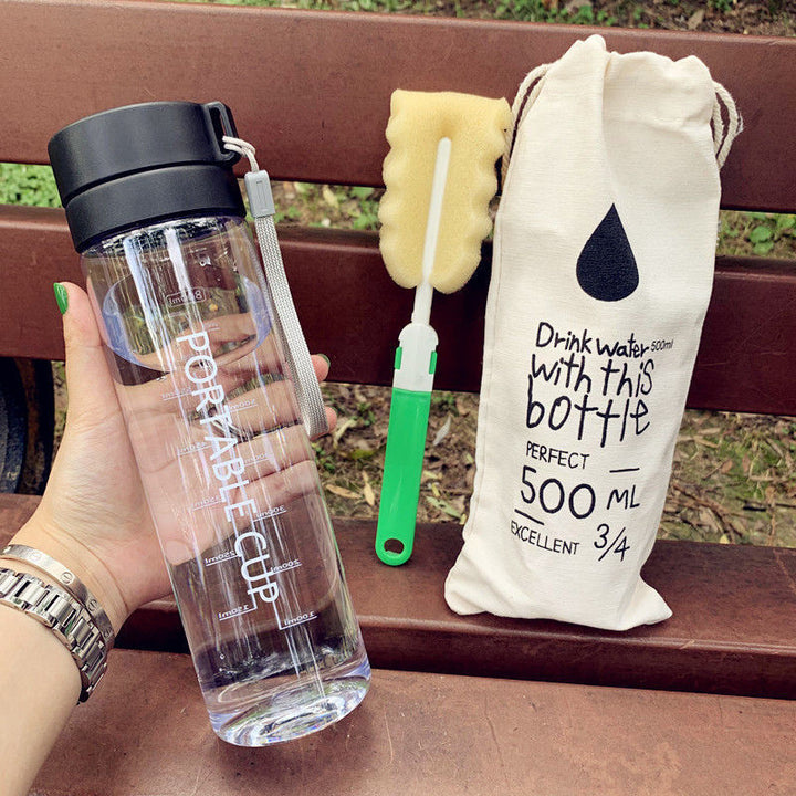 Women's portable water bottle with practical cleaning system Kalsten