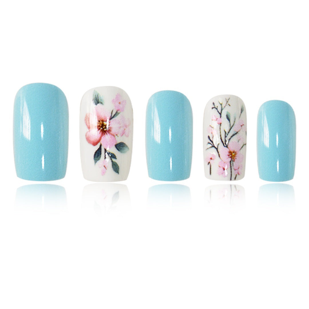 Floral Design Nail Art Extensions Kalsten