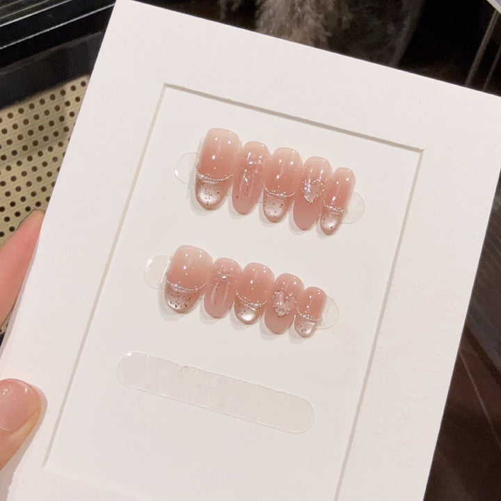 Elegant French Tip Press-On Nails Kalsten 1789800744