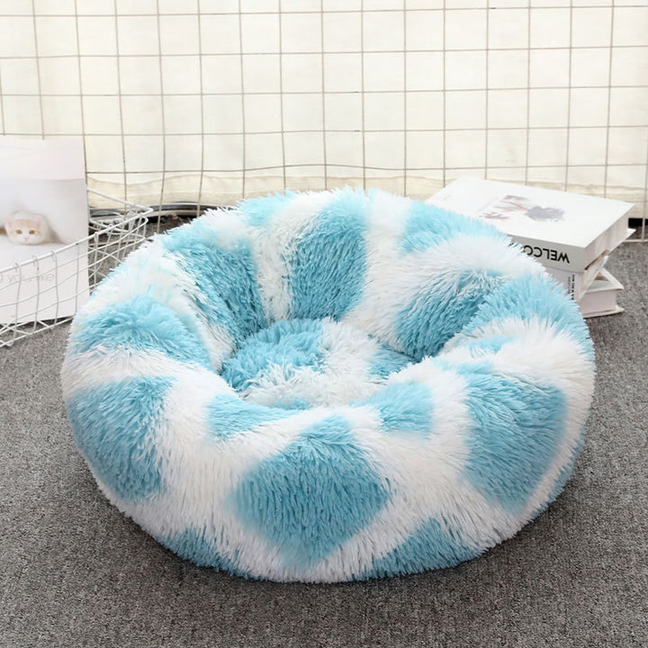 Women Round Plush Pet Bed Kalsten
