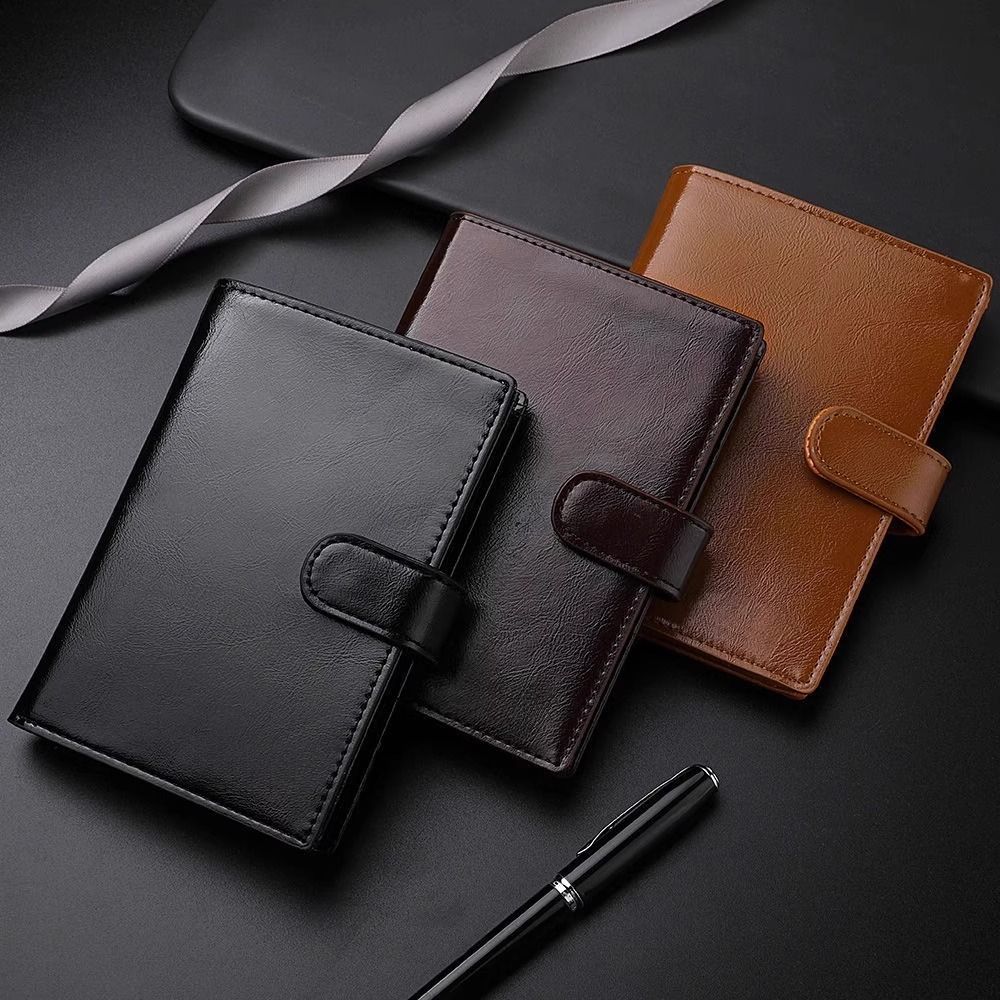 Elegant Textured Leather Planner Wallet Kalsten