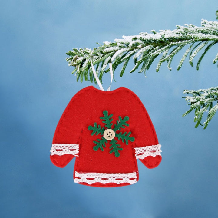 Decorative Christmas tree ornaments in reindeer shape