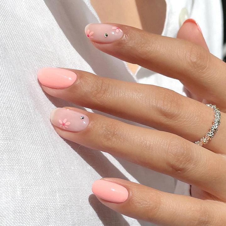 Elegant Heart-Designed Press-On Nail Tips Kalsten