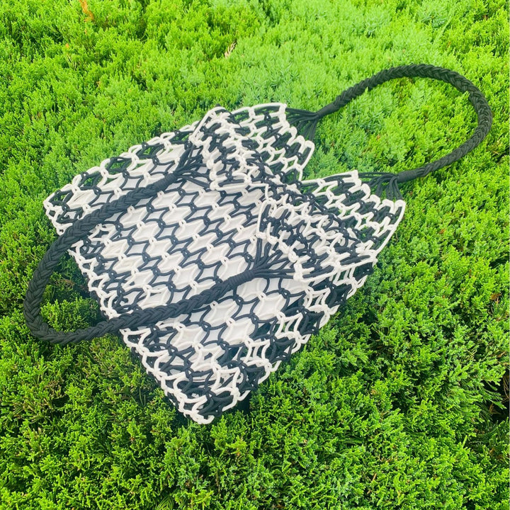 Handcrafted mesh tote bag made of tear-resistant material Kalsten