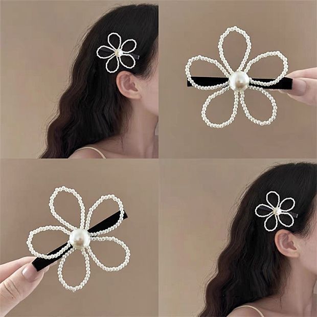Headband with bead flowers Kalsten