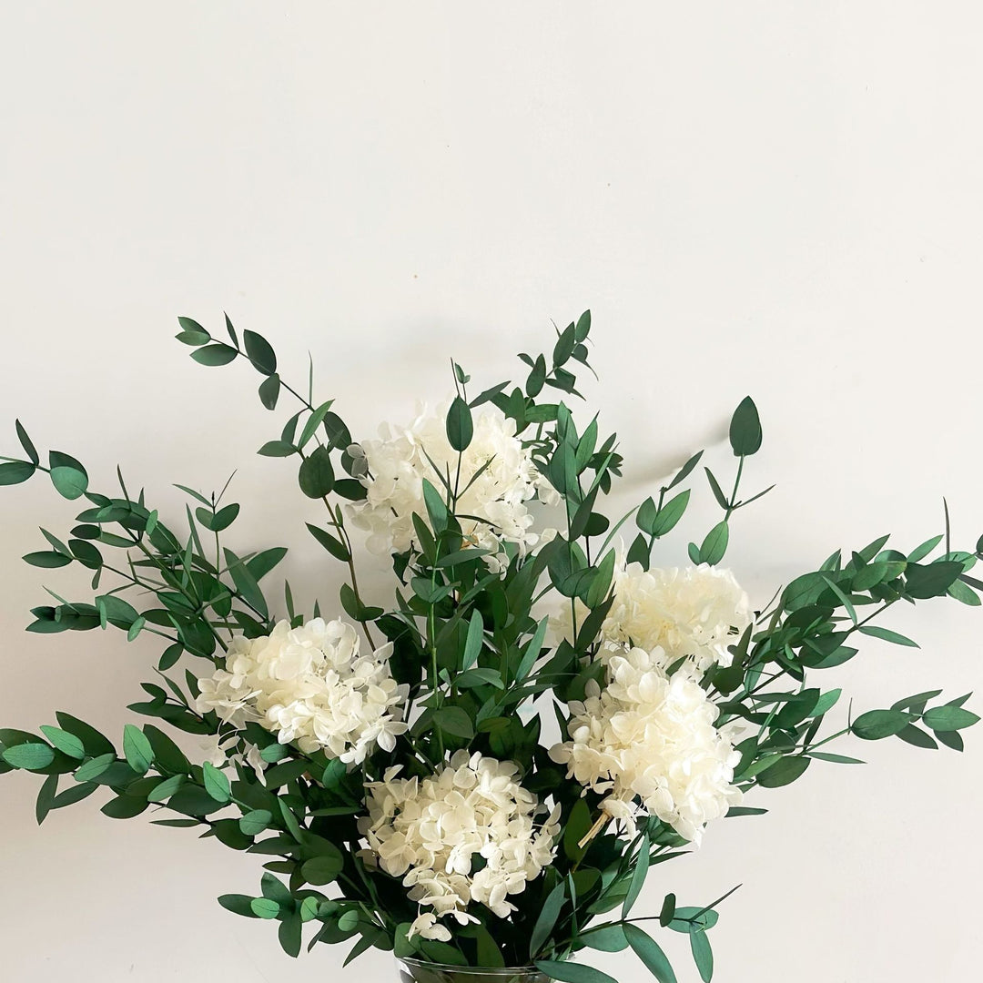 Lifelike Floral Bouquet with Green Foliage