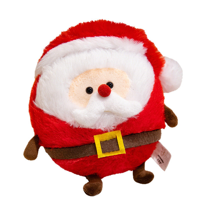 Plush Snowman Holiday Decorative Tabletop Soft Toy with Scarf & Felt Branch Arms Kalsten