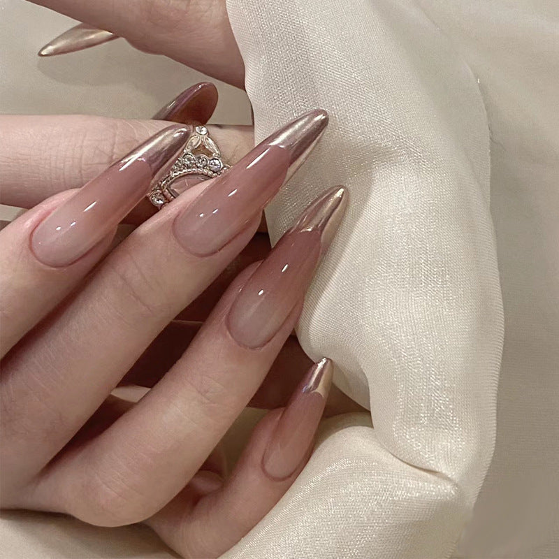Premium Glossy Almond-Shaped Press-On Nails Kalsten 1789388672