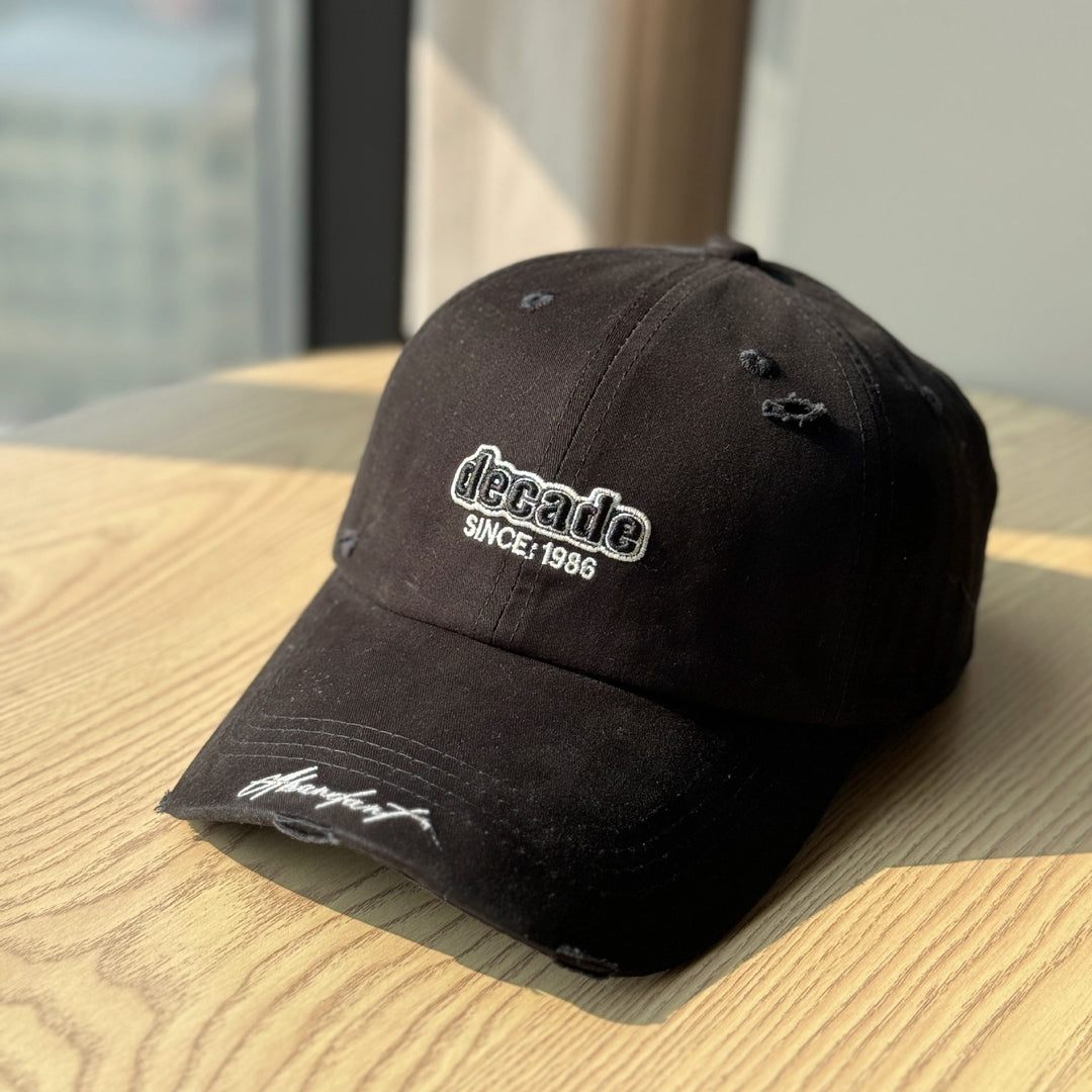 Vintage-Inspired Embroidered Baseball Cap