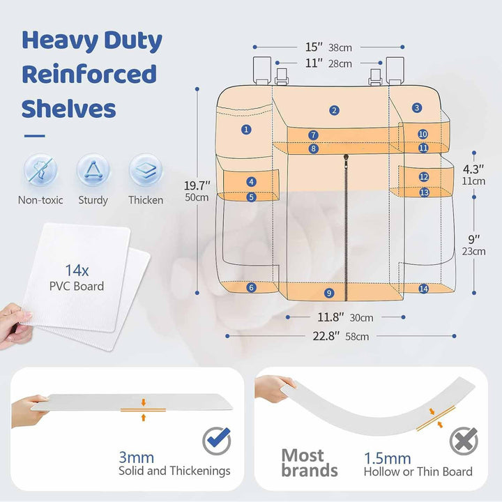 Practical storage bag with multiple compartments Kalsten