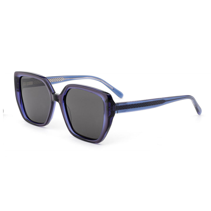 Ladies large square sunglasses with innovative frame and polarized lenses Kalsten