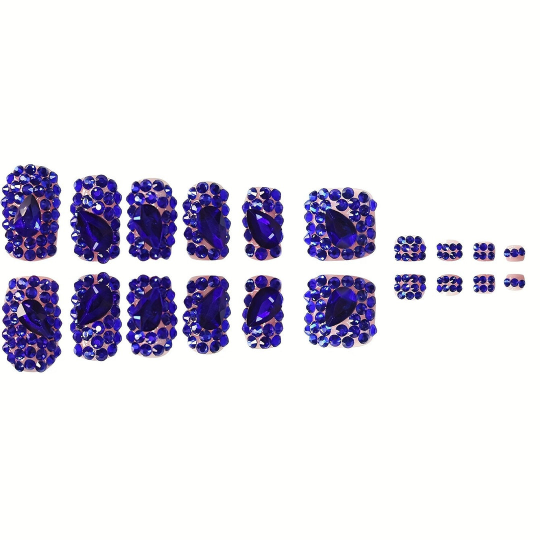 Decorative Crystal-Embellished Nail Art Set Kalsten