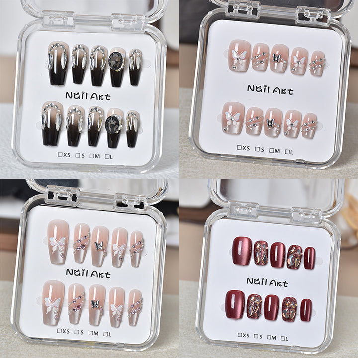 Premium Glamorous Press-On Nail Extensions Kalsten