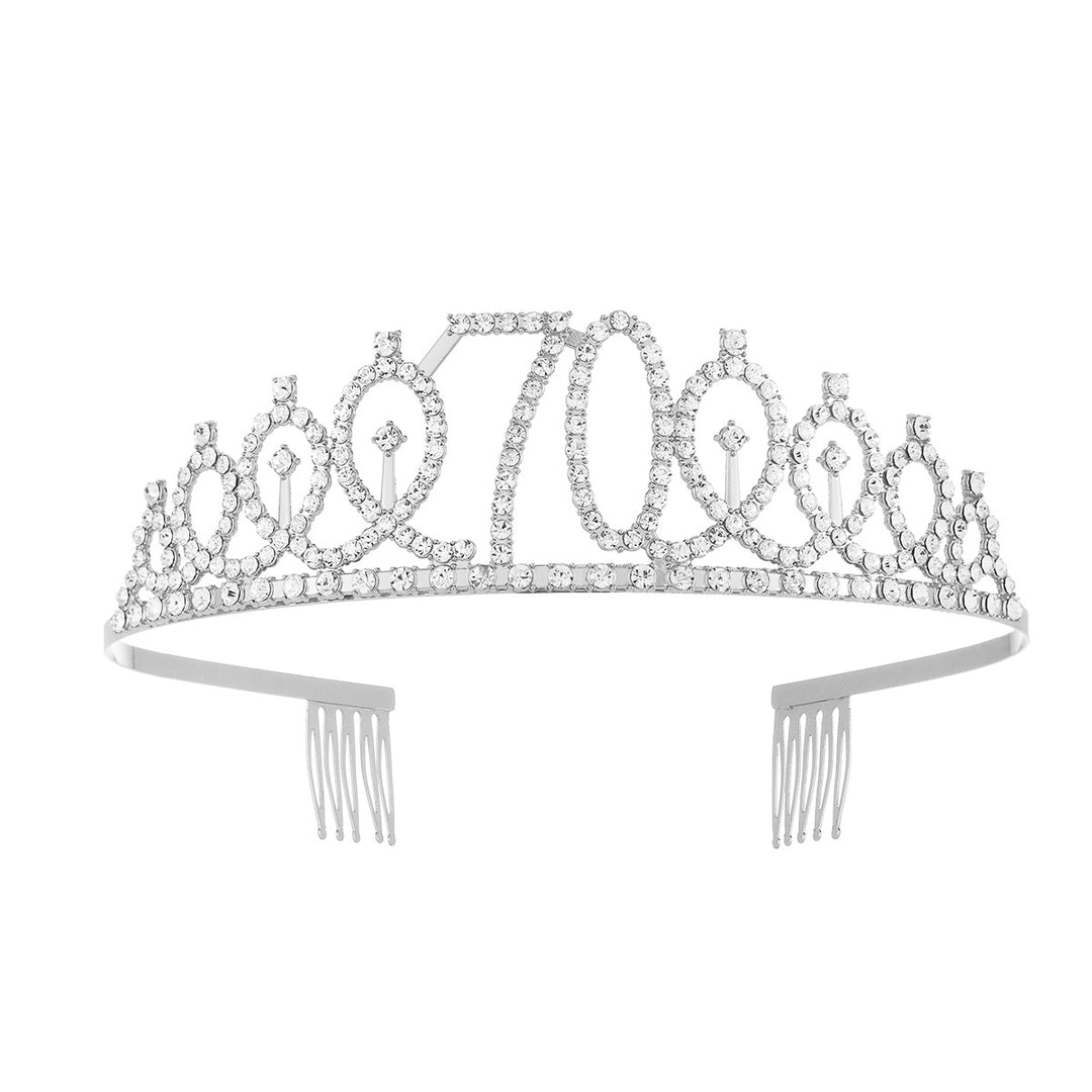Women's Crystal-Embellished Tiara with Elegant Design Kalsten