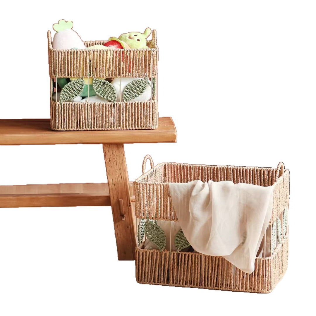 Decorative Storage Basket Made of Natural Material Kalsten