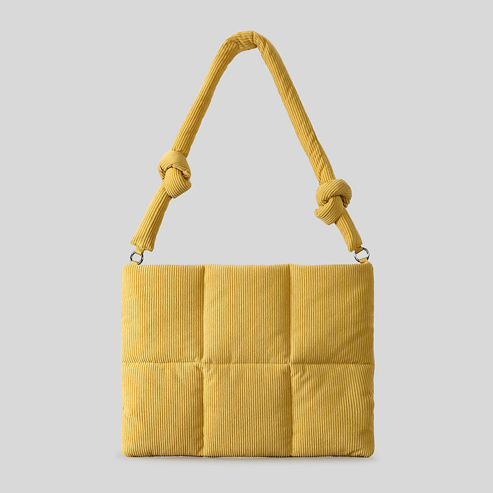 Quilted Soft Tote Bag
