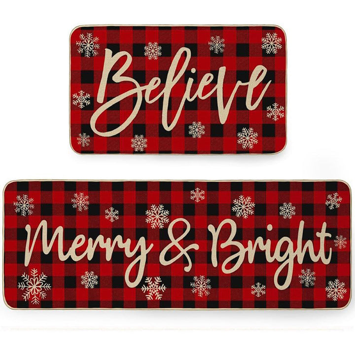 Festive Holiday Themed Doormat Kalsten
