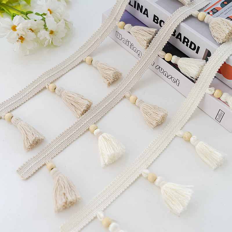 Decorative curtain with tassel trim Kalsten