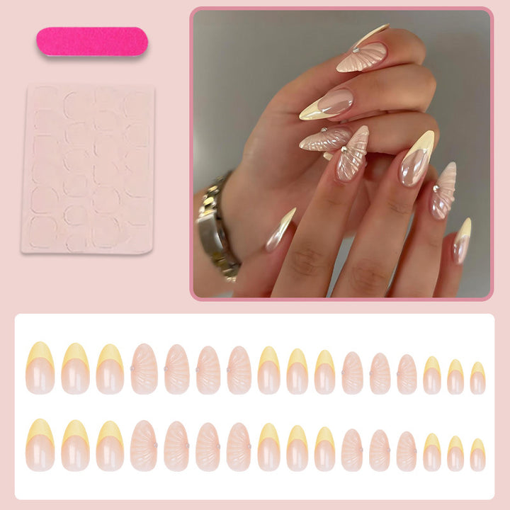 Nail art set with unique shell designs Kalsten