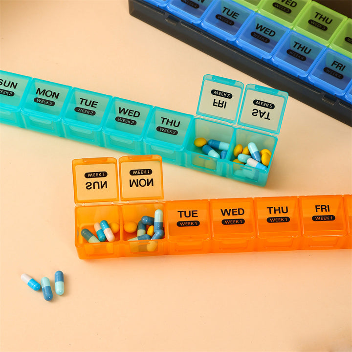 Weekly Pill Organizer Container Kalsten