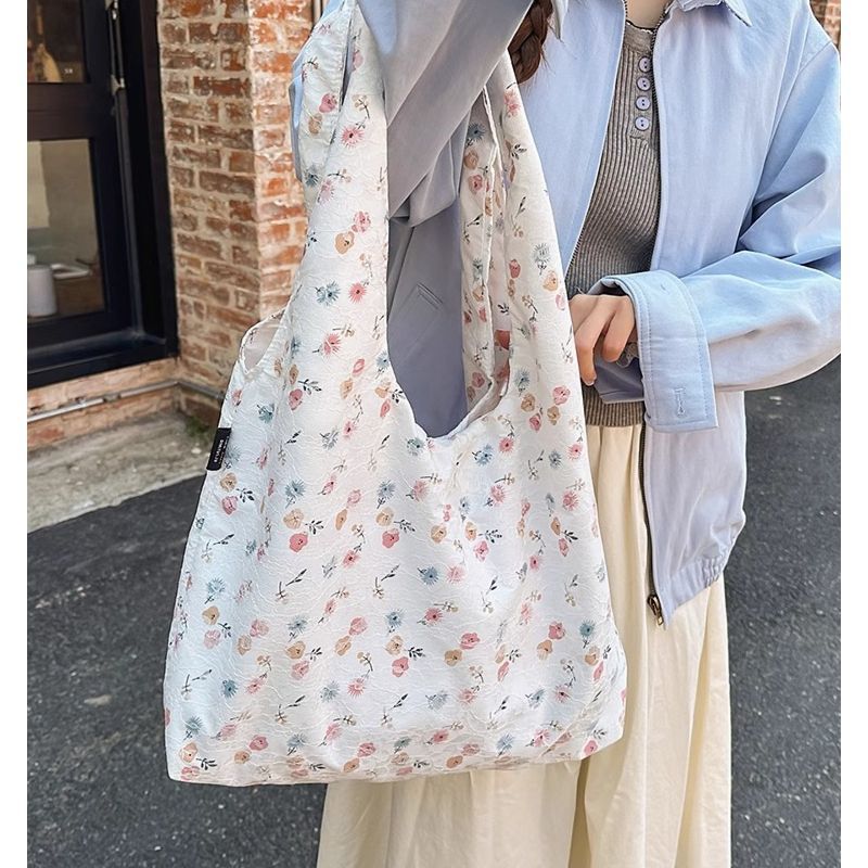 Floral Patterned Everyday Tote Bag Kalsten