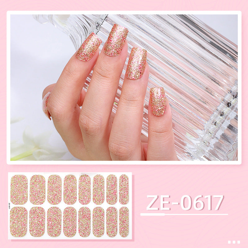 Elegant Press-On Nail Wraps